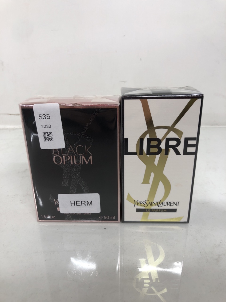 Lot 535  
            Edinburgh SR24 - Delivery Only 

                
BLACK OPIUM PERFUME 50ML + LIBRE YVES SAINT LAURENT LE PARFUM 50ML: LOCATION - BA...