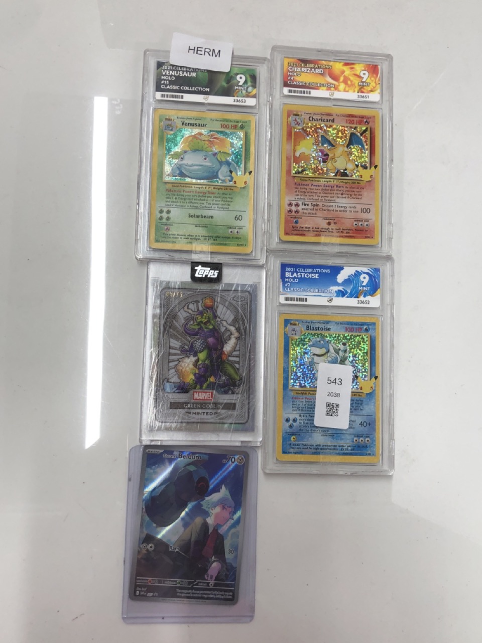 Lot 543  
            Edinburgh SR24 - Delivery Only 

                
QUANTITY OF HOBBIES ITEMS TO INCLUDE POKEMON CARDS CHARIZARD: LOCATION - BACK RACK - Image 2