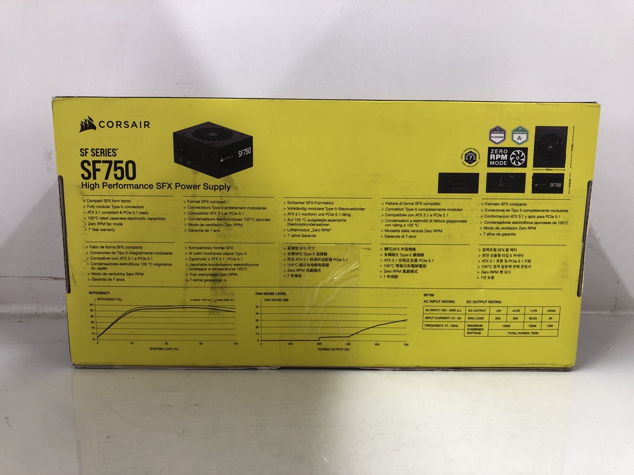 Lot 551  
            Edinburgh SR24 - Delivery Only 

                
CORSAIR SF750 (2024) FULLY MODULAR LOW NOISE 80 PLUS PLATINUM ATX POWER SUPPLY – ... - Image 2