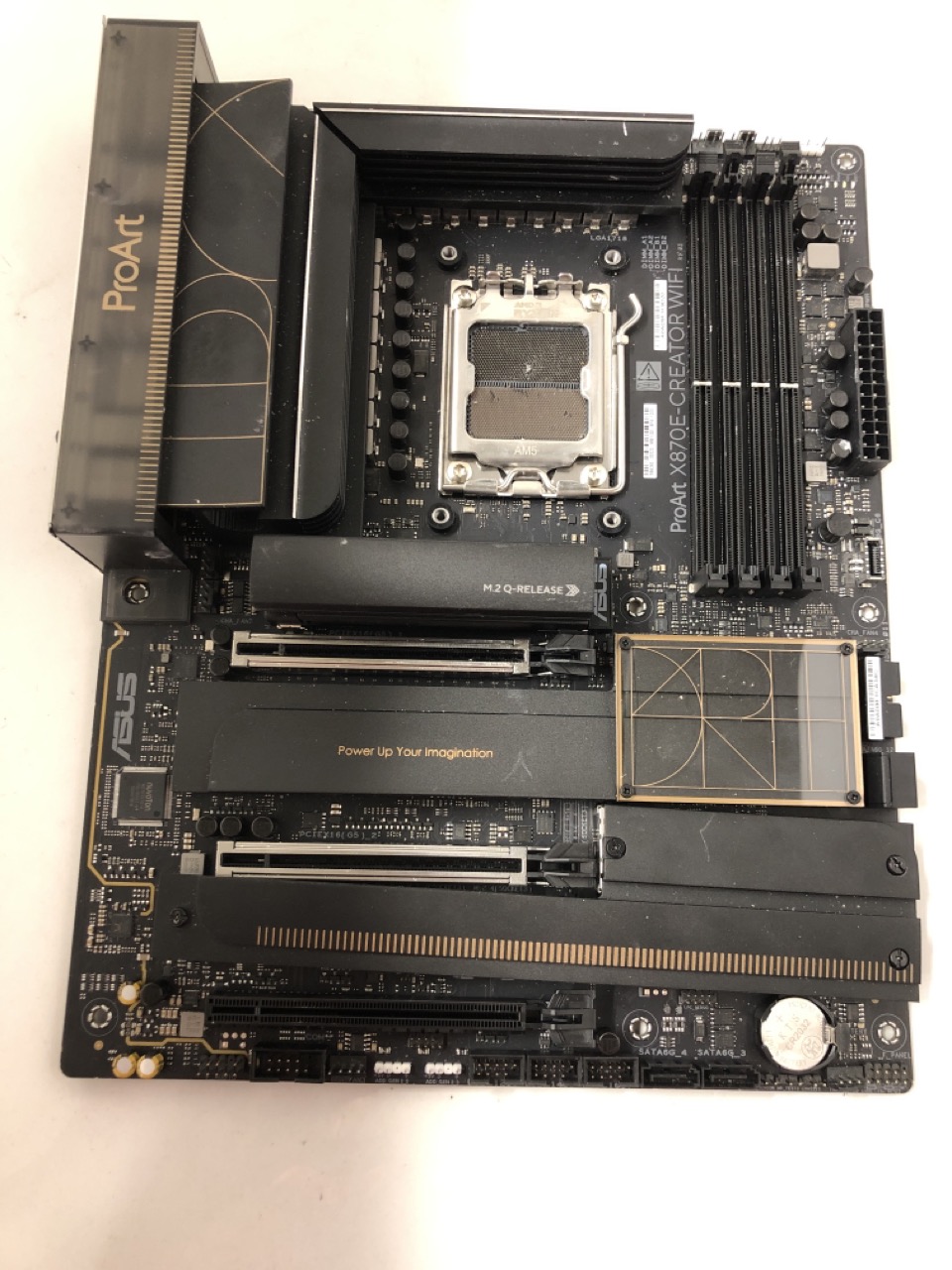 Lot 552  
            Edinburgh SR24 - Delivery Only 

                
ASUS PROART X870E-CREATOR WIFI, AMD X870E ATX MOTHERBOARD, PCIE 5.0 X16 SLOTS WIT... - Image 2