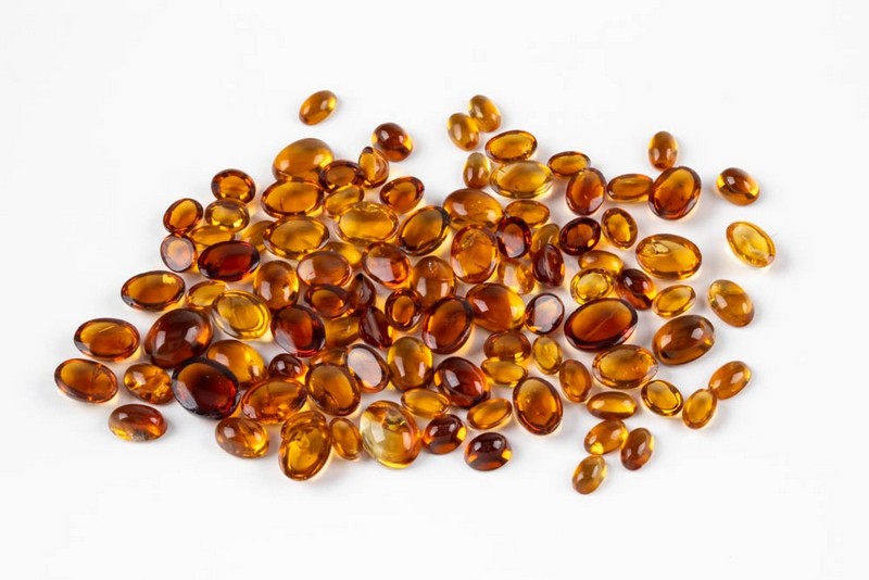 Lot 180  
            Nottingham Luxury Room - Delivery Only 

                
47.43ct Citrine Cabochon Oval-cut Parcel of Gemstones, mixed