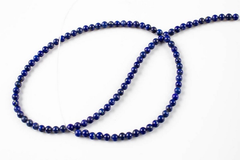 Lot 192  
            Nottingham Luxury Room - Delivery Only 

                
Lapis Lazuli String of 4mm Beads, 41cm