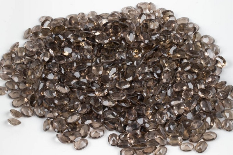 Lot 203  
            Nottingham Luxury Room - Delivery Only 

                
300.27ct Smoky Quartz Faceted Oval-cut Parcel of Gemstones, 7x5mm