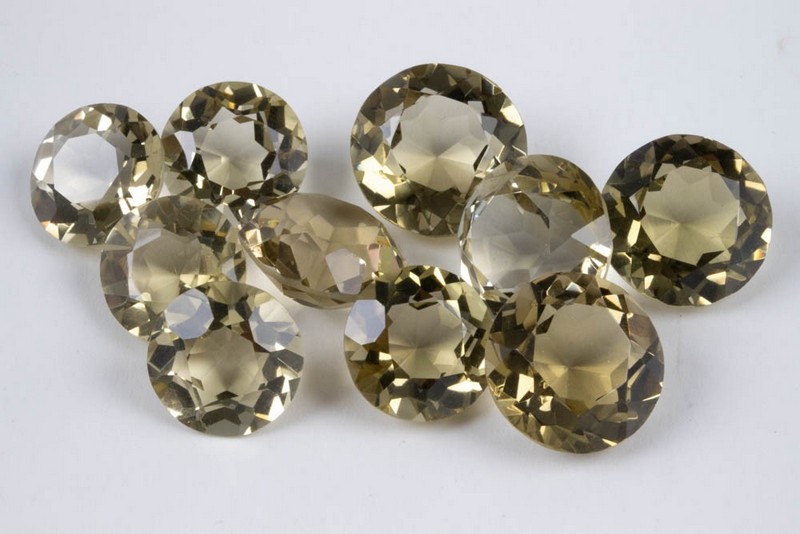 Lot 208  
            Nottingham Luxury Room - Delivery Only 

                
110.70ct Citrine Faceted Round-cut Parcel of Gemstones, 14-16mm