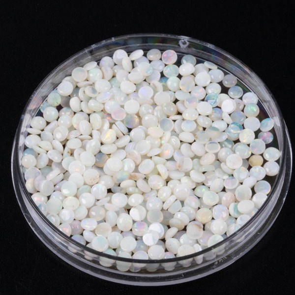 Lot 215  
            Nottingham Luxury Room - Delivery Only 

                
20.17ct Opal Cabochon Round-cut Parcel of Gemstones, 2.5mm