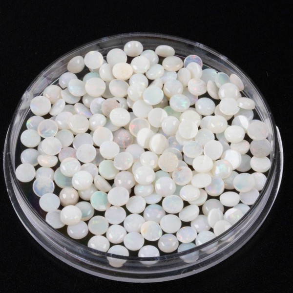 Lot 216  
            Nottingham Luxury Room - Delivery Only 

                
19.76ct Opal Cabochon Round-cut Parcel of Gemstones, 3.5mm