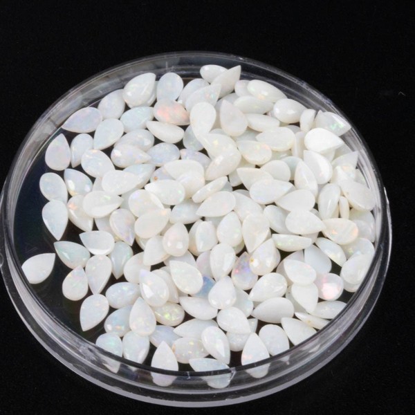 Lot 218  
            Nottingham Luxury Room - Delivery Only 

                
20.10ct Opal Cabochon Pear-cut Parcel of Gemstones, 5x3mm