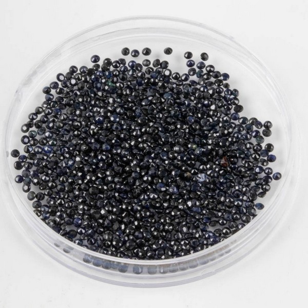 Lot 220  
            Nottingham Luxury Room - Delivery Only 

                
15.08ct Sapphire Faceted Round-cut Parcel of Gemstones, 1.5mm