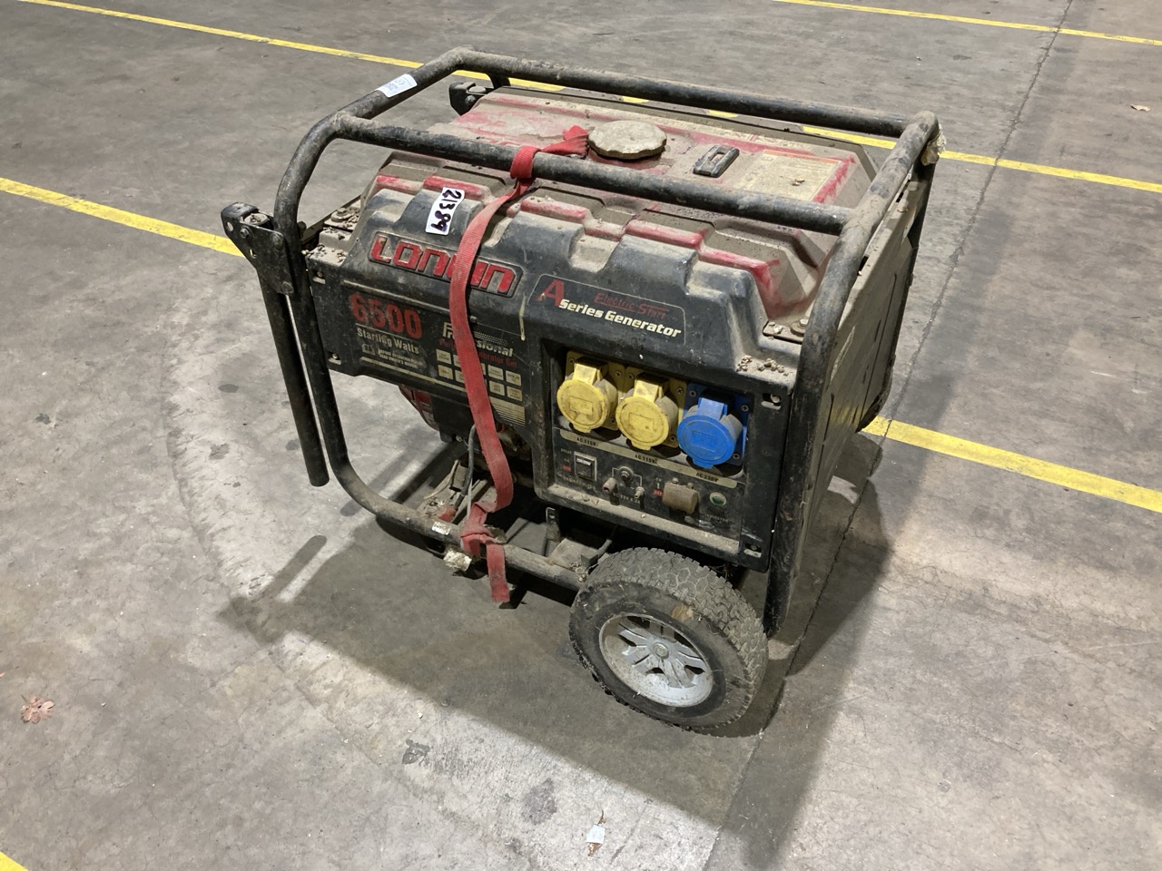 Lot 127  
            Birmingham - Collection Only 

                
LINCOLN LC8000 OPEN FRAME PETROL GENERATOR - Image 2