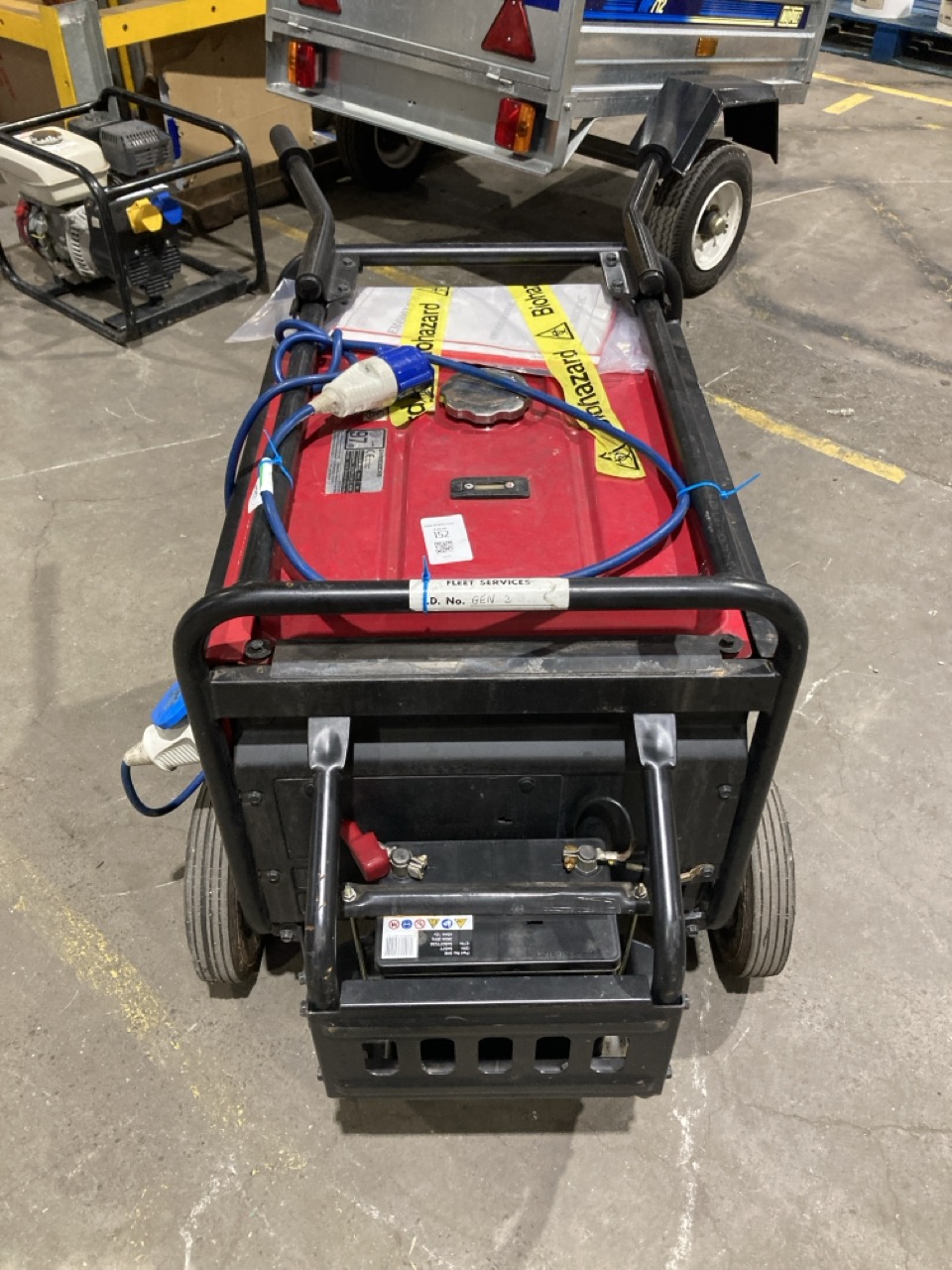 Lot 152  
            Birmingham - Collection Only 

                
HONDA EM 5500CXS GENERATOR