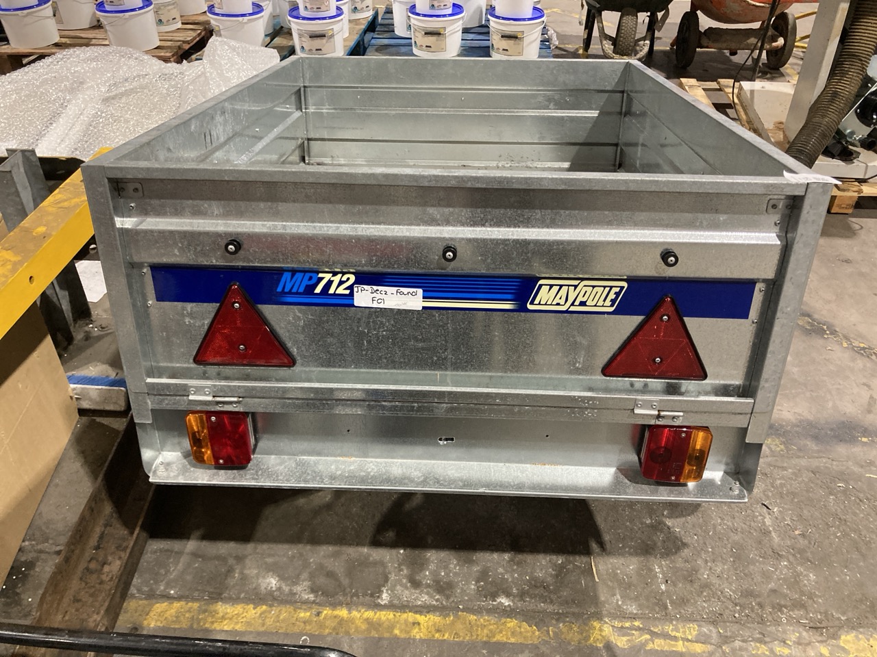 Lot 154  
            Birmingham - Collection Only 

                
MP712 LIGHT DUTY TRAILER  CAPACITY 323KG - Image 3