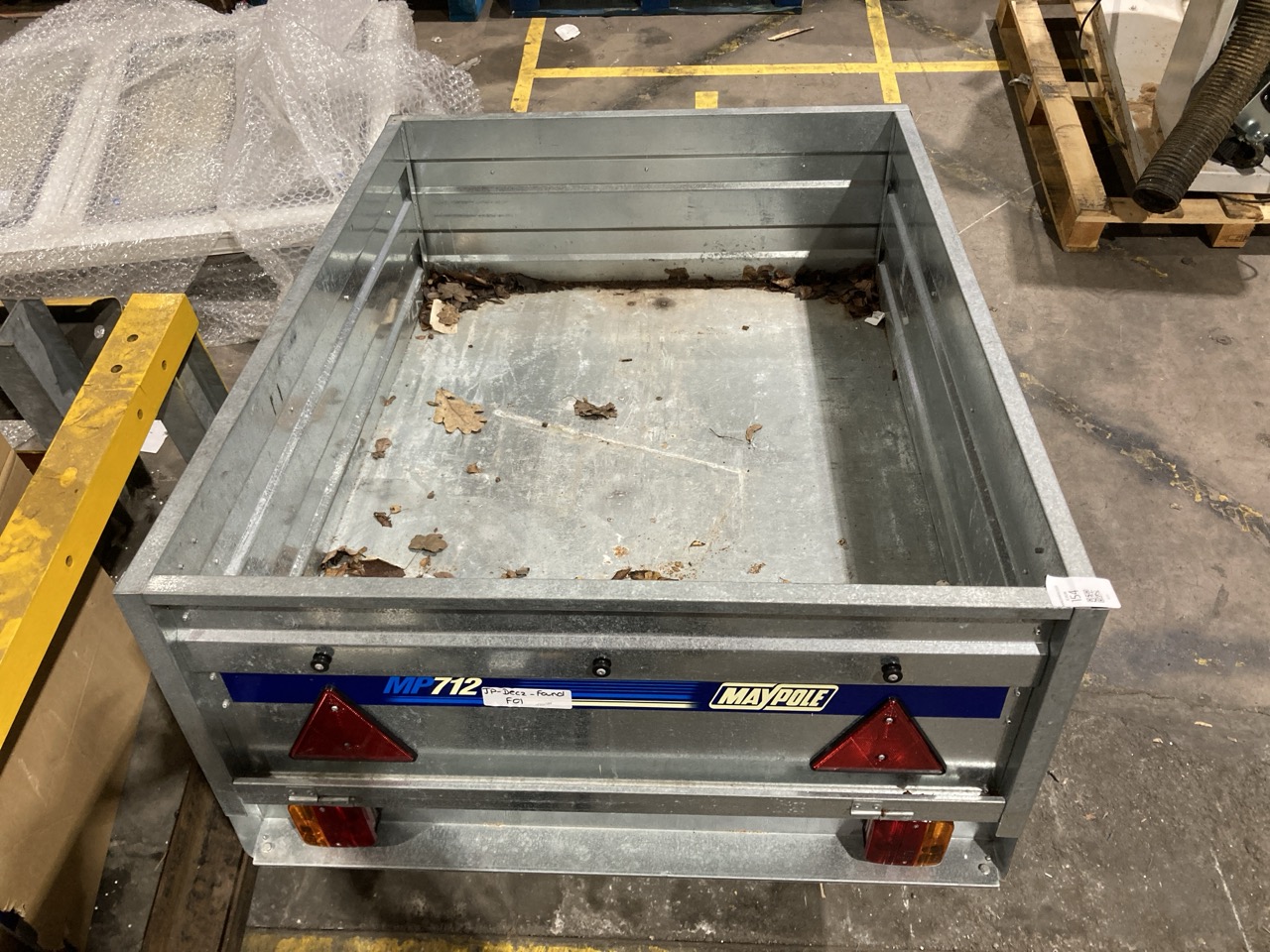 Lot 154  
            Birmingham - Collection Only 

                
MP712 LIGHT DUTY TRAILER  CAPACITY 323KG - Image 4