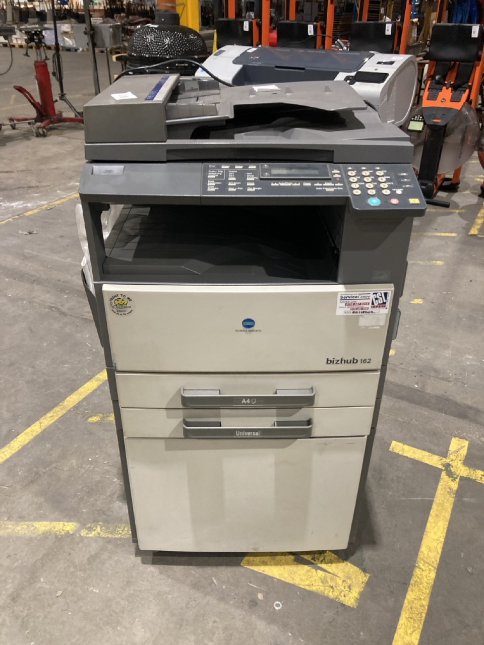 Lot 157  
            Birmingham - Collection Only 

                
BIZHUB 162 PRINTER AND SCANNER S/N 20758693