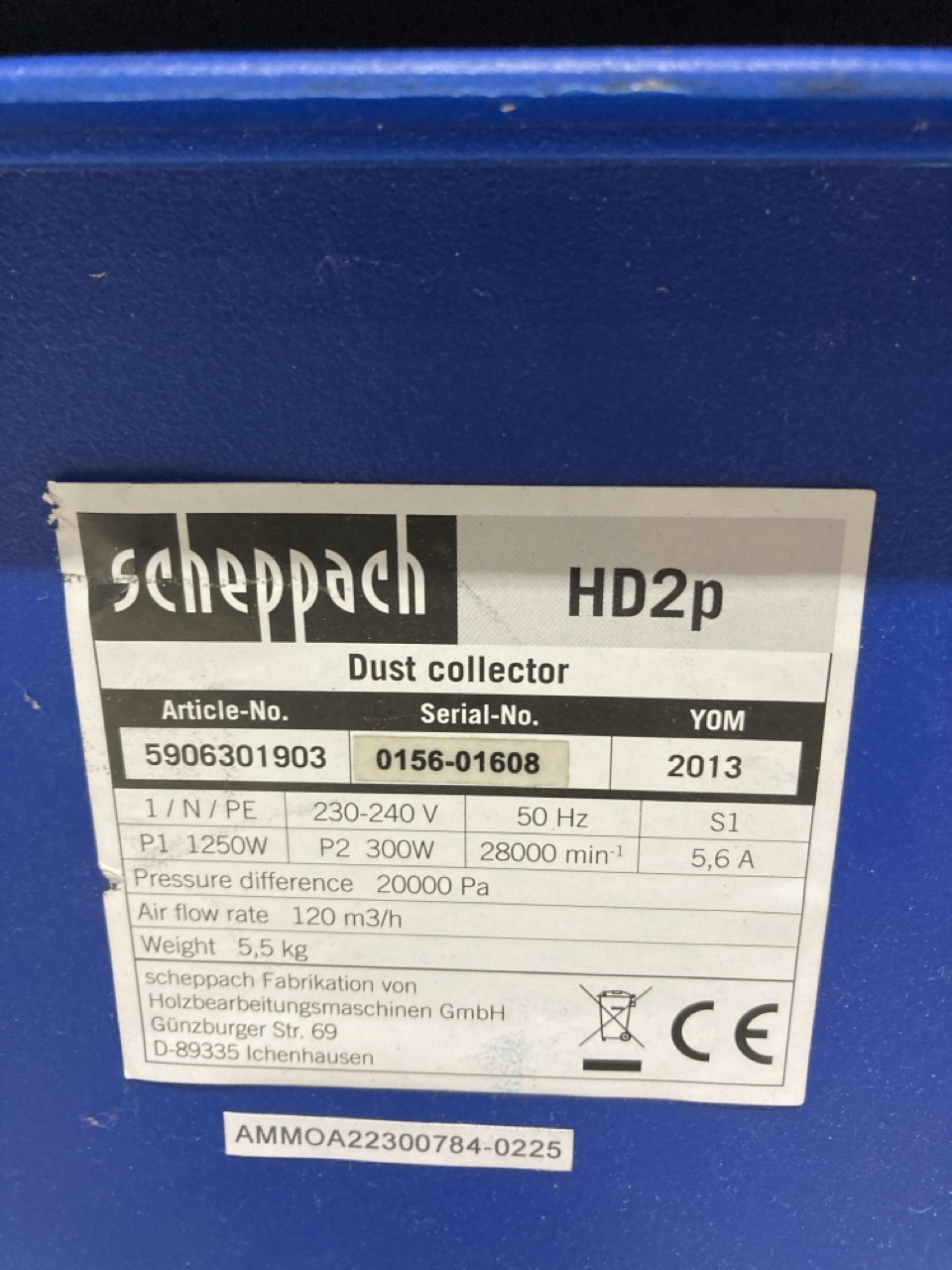 Lot 182  
            Birmingham - Collection Only 

                
SCHPPACH HD2P PORTABLE VACUUM CLEANER - Image 4