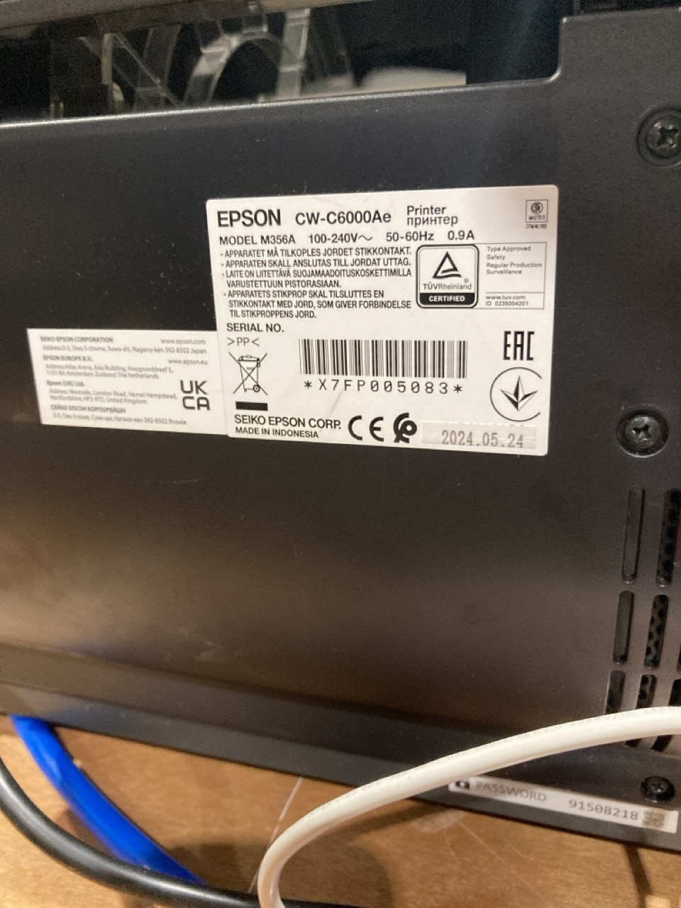 Lot 19  
            Birmingham - Collection Only 

                
EPSON M356A COLORWORKS C60000AE PRINTER - Image 4