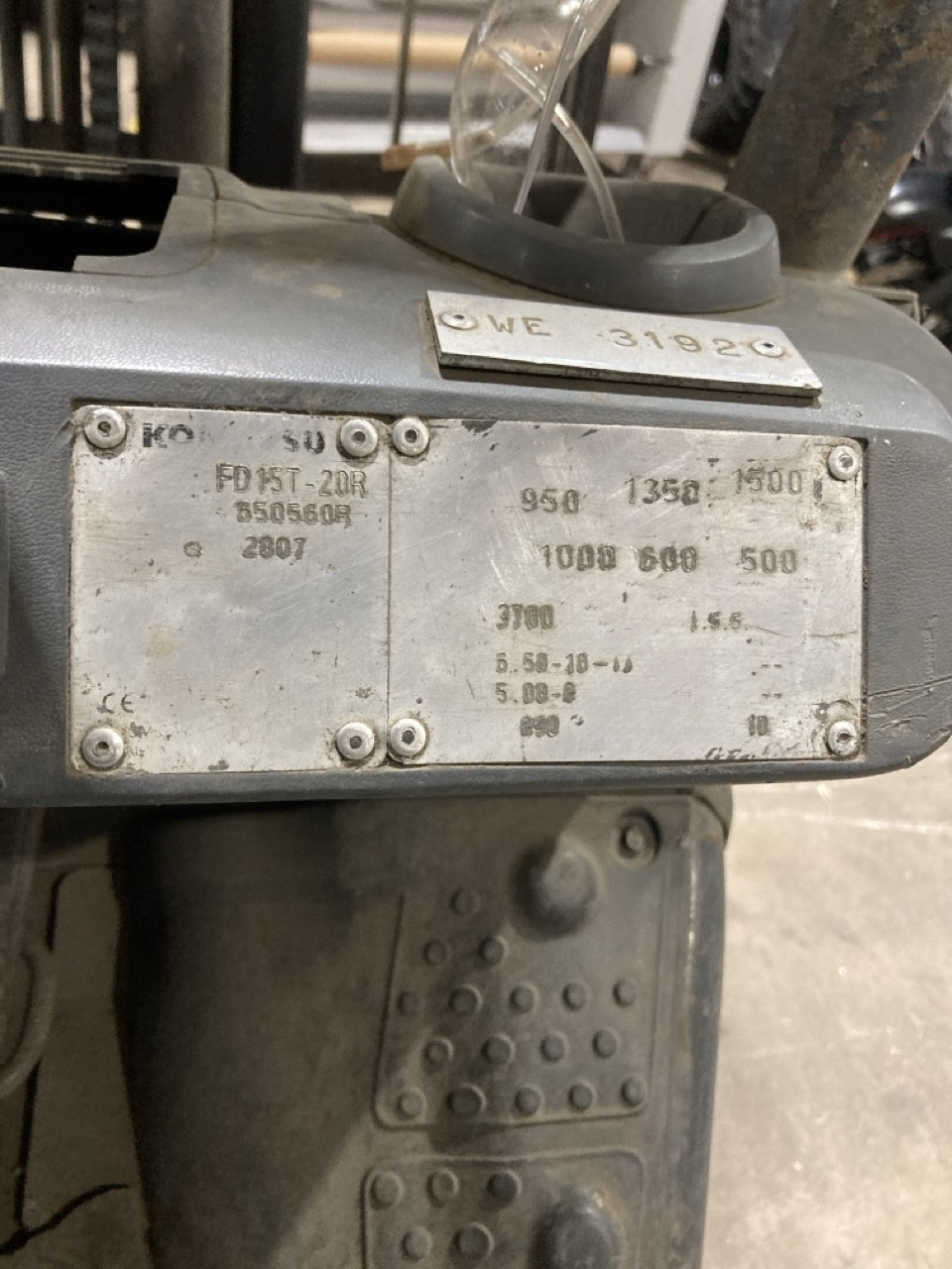 Lot 3  
            Birmingham - Collection Only 

                
KOMATSU DIESEL FORKLIFT VO15Y637 S/N F14344U00196 - Image 3