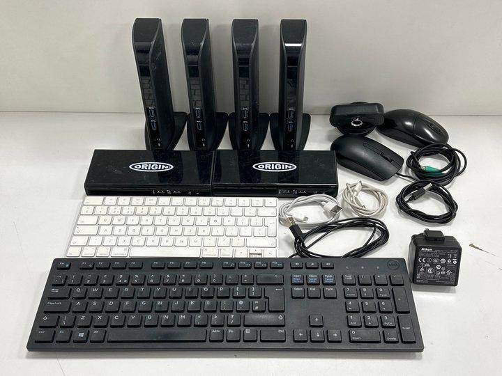 Lot 122  
            Marchington - Parcel Delivery Only 

                
QTY OF ASSORTED TECH ITEMS. (UNIT ONLY, TO INCLUDE USB HUBS, KEYBOARDS, MICE AND ...