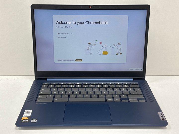 Lot 39  
            Marchington - Parcel Delivery Only 

                
LENOVO IP SLIM 3 CHROME 64 GB LAPTOP IN ABYSS BLUE: MODEL NO 14M868 (WITH BOX & M...