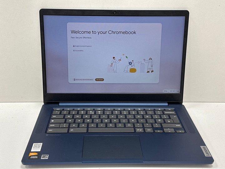 Lot 40  
            Marchington - Parcel Delivery Only 

                
LENOVO IP SLIM 3 CHROME 64 GB LAPTOP IN ABYSS BLUE: MODEL NO 14M868 (WITH MAINS P...