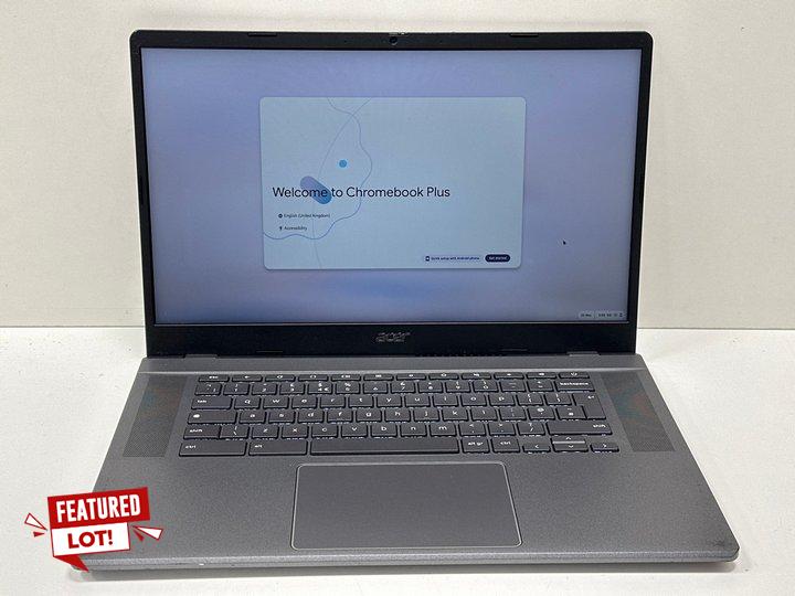 Lot 47  
            Marchington - Parcel Delivery Only 

                
ACER CHROMEBOOK PLUS 515 256 GB LAPTOP IN GREY: MODEL NO CB515-2H-519H (UNIT ONLY...