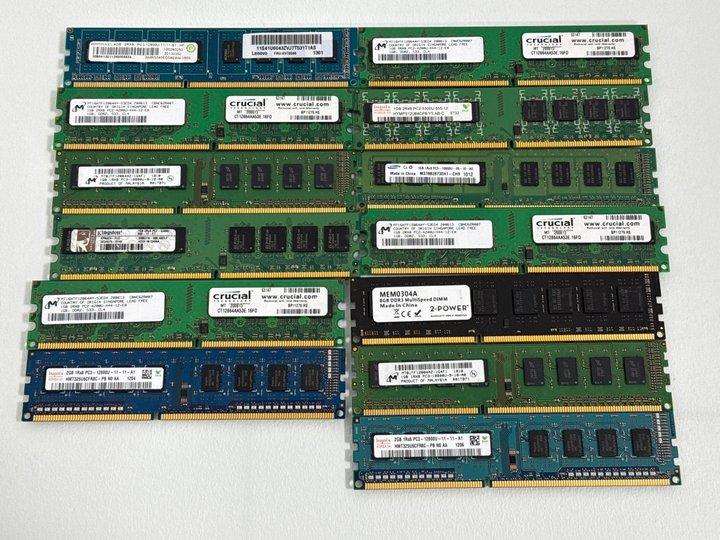 Lot 59  
            Marchington - Parcel Delivery Only 

                
RAM STICKS TO INCLUDE 9 X 1GB, 1 X 8GB, 1 X 4GB & 2 X 2GB STICKS PC PARTS. [JPTM1...