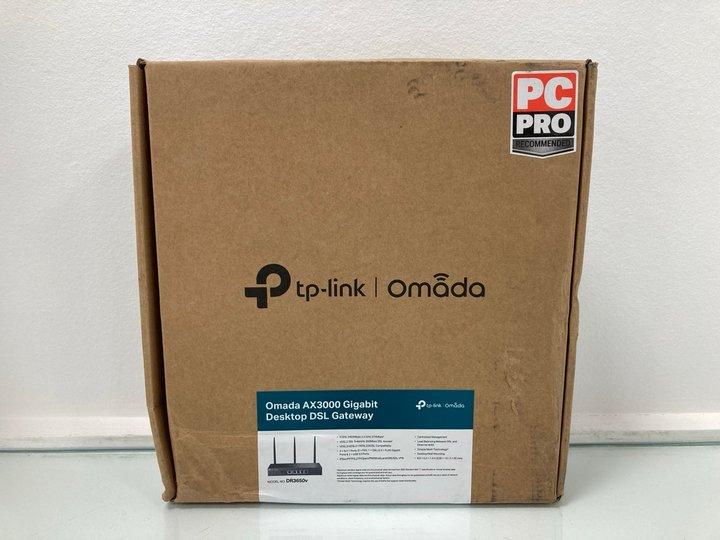 Lot 88  
            Marchington - Parcel Delivery Only 

                
TP-LINK OMADA AX3000 GIGABIT DESKTOP DSL GATEWAY. (WITH BOX & ACCESSORIES) [JPTM1...