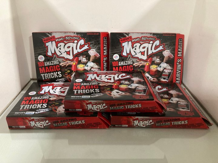 Lot 105  
            Marchington SR13 - Parcel Delivery Only 

                
5 X MARVIN'S MAGIC BOXES: LOCATION - WH3