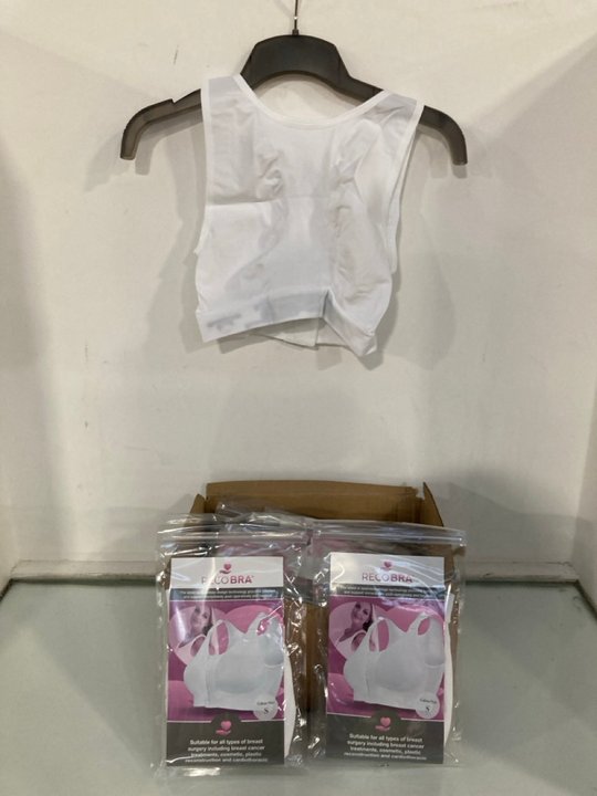 Lot 121  
            Marchington SR13 - Parcel Delivery Only 

                
QTY OF RECO BRAS RECOVERY BRAS IN WHITE TO INCLUDE SIZE: SMALL: LOCATION - WH4