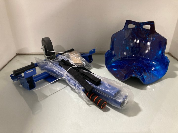 Lot 124  
            Marchington SR13 - Parcel Delivery Only 

                
RACER KART FRAME IN BLUE - MODEL: GG1: LOCATION - WH4