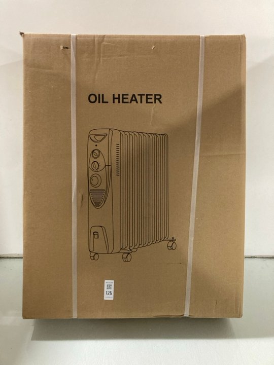 Lot 126  
            Marchington SR13 - Parcel Delivery Only 

                
OIL HEATER IN BLACK: LOCATION - WH4