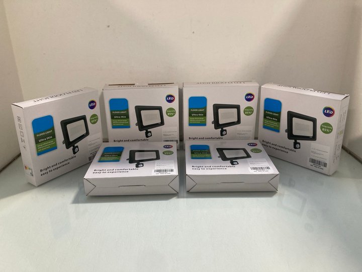 Lot 137  
            Marchington SR13 - Parcel Delivery Only 

                
6 X ULTRATHIN LED FLOOD LIGHTS-ORIGINAL COMBINED RRP £150.00: LOCATION - WH5