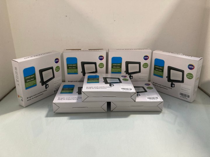 Lot 142  
            Marchington SR13 - Parcel Delivery Only 

                
7 X ULTRATHIN LED FLOODLIGHTS-ORIGINAL COMBINED RRP £175.00: LOCATION - WH5