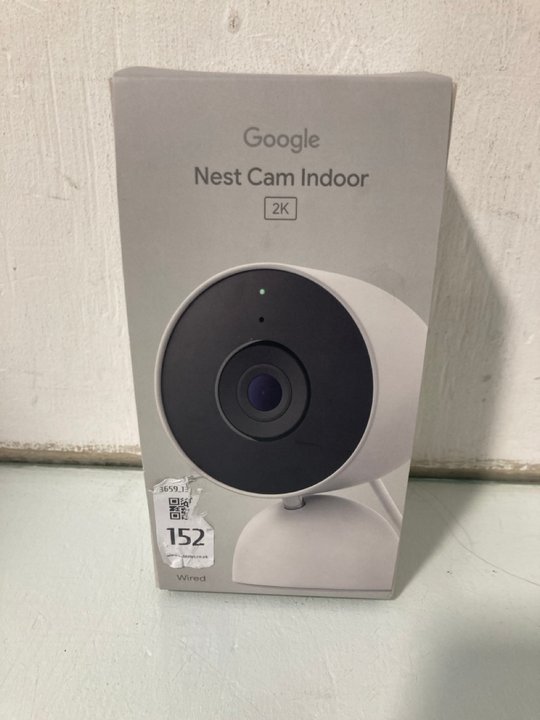 Lot 152  
            Marchington SR13 - Parcel Delivery Only 

                
GOOGLE NEST 2K INDOOR CAM -ORIGINAL RRP £90.00: LOCATION - WH6