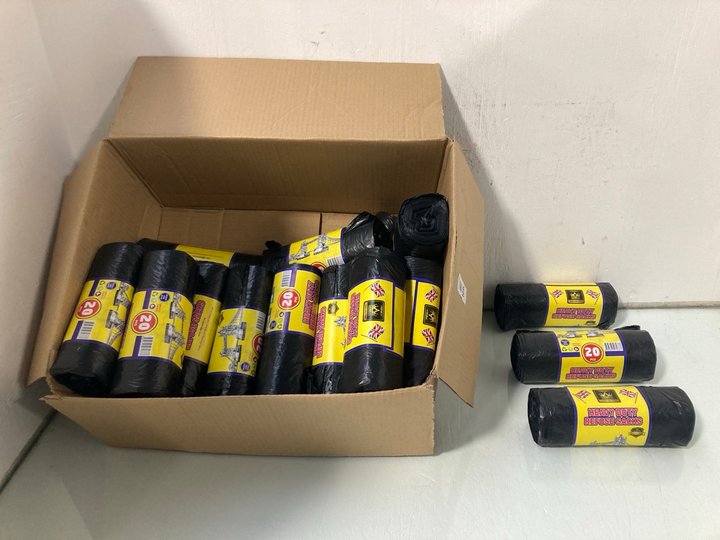 Lot 166  
            Marchington SR13 - Parcel Delivery Only 

                
QTY OF PREMIUM CROWN 01 HEAVY DUTY REFUSE SACKS: LOCATION - WH6