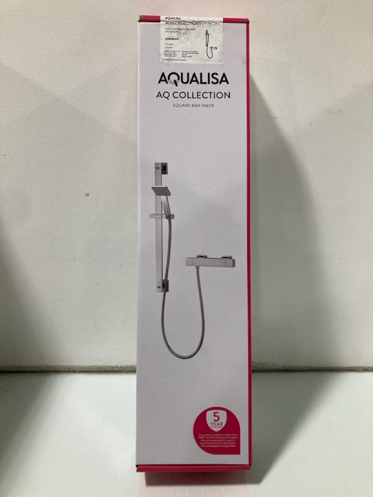 Lot 183  
            Marchington SR13 - Parcel Delivery Only 

                
AQUALISA AQ COLLECTION COOL TOUCH SQUARE BAR VALVE IN CHROME (SEALED)-ORIGINAL RR...