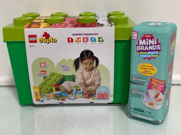 Lot 220  
            Marchington SR13 - Parcel Delivery Only 

                
ZURU MINI BRANDS "FILL THE FRIDGE" TO INCLUDE LEGO DUPLO SET: LOCATION - WH9