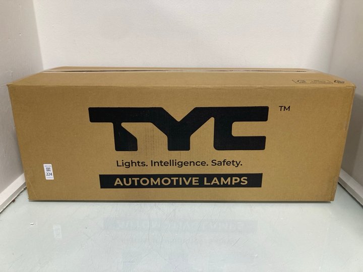 Lot 224  
            Marchington SR13 - Parcel Delivery Only 

                
TYC 20-G116-06-2B HONDA TUCSON ELECTRIC W/MOTOR HEADLAMP REPLACEMENT PART: LOCATI...