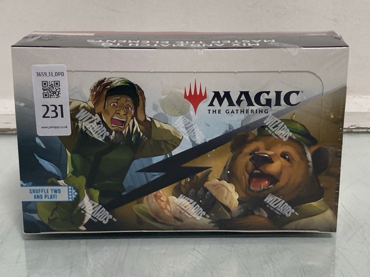 Lot 231  
            Marchington SR13 - Parcel Delivery Only 

                
MAGIC THE GATHERING AVATAR THE LAST AIRBENDER JUMPSTART BOOSTERS (SEALED)-ORIGINA...