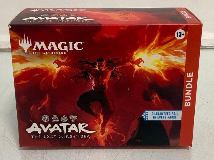 Lot 234  
            Marchington SR13 - Parcel Delivery Only 

                
MAGIC THE GATHERING AVATAR THE LAST AIRBENDER BUNDLE (SEALED)-ORIGINAL RRP £62.00...