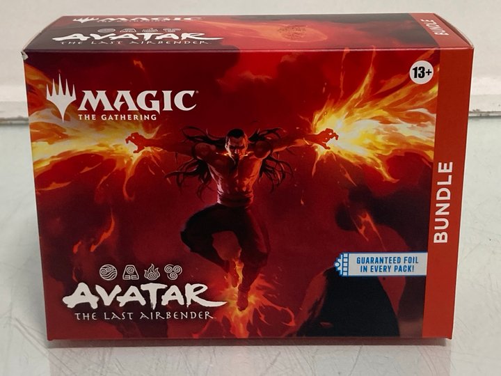 Lot 235  
            Marchington SR13 - Parcel Delivery Only 

                
MAGIC THE GATHERING AVATAR THE LAST AIRBENDER BUNDLE (SEALED)-ORIGINAL RRP £62.00...