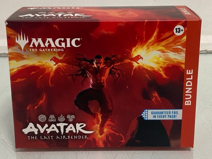Lot 236  
            Marchington SR13 - Parcel Delivery Only 

                
MAGIC THE GATHERING AVATAR THE LAST AIRBENDER BUNDLE (SEALED)-ORIGINAL RRP £62.00...