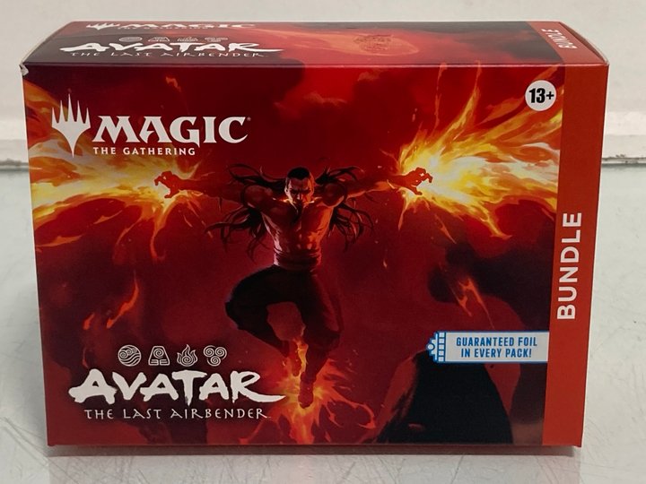 Lot 237  
            Marchington SR13 - Parcel Delivery Only 

                
MAGIC THE GATHERING AVATAR THE LAST AIRBENDER BUNDLE (SEALED)-ORIGINAL RRP £62.00...