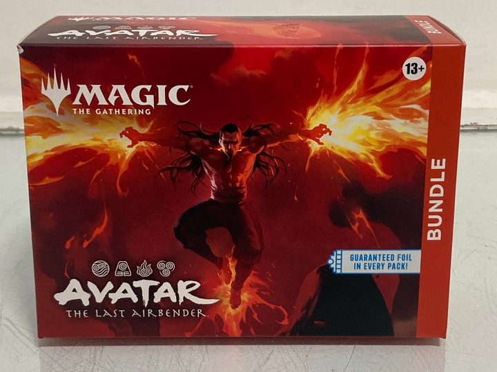 Lot 238  
            Marchington SR13 - Parcel Delivery Only 

                
MAGIC THE GATHERING AVATAR THE LAST AIRBENDER BUNDLE (SEALED)-ORIGINAL RRP £62.00...