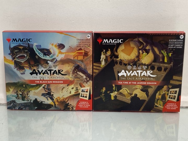 Lot 243  
            Marchington SR13 - Parcel Delivery Only 

                
MAGIC THE GATHERING AVATAR THE LAST AIRBENDER TEA TIME AT THE JASMINE DRAGON BOOS...