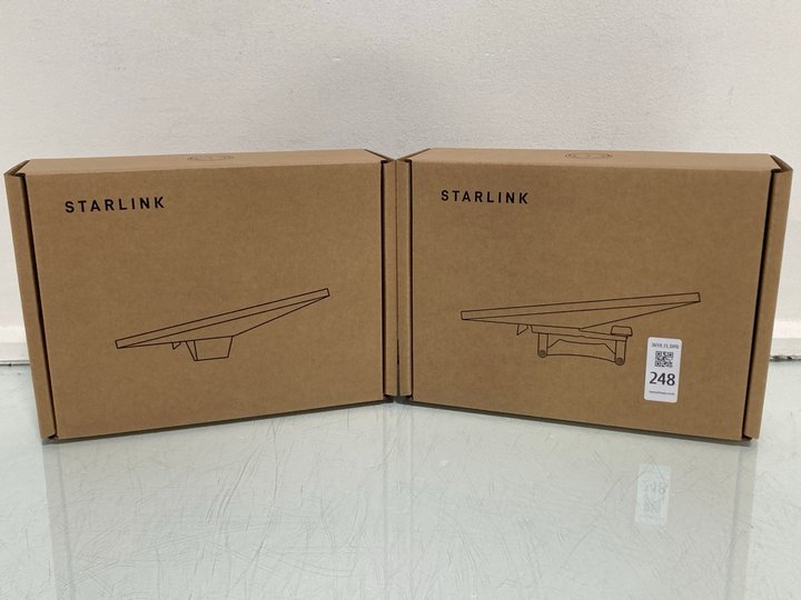 Lot 248  
            Marchington SR13 - Parcel Delivery Only 

                
2 X STARLINK MINI ROOF RACK MOUNTS: LOCATION - H15