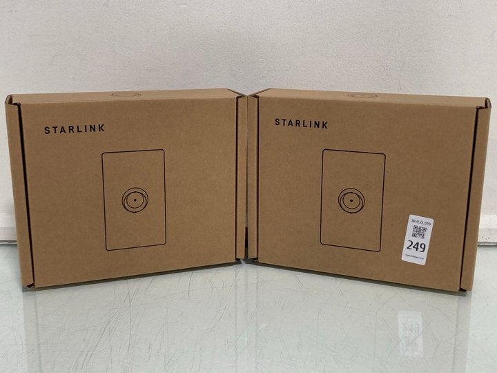 Lot 249  
            Marchington SR13 - Parcel Delivery Only 

                
2 X STARLINK ROUTER MINI KITS: LOCATION - H15