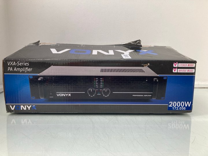 Lot 29  
            Marchington SR13 - Parcel Delivery Only 

                
VONYX VXA-SERIES PA AMPLIFIER-ORIGINAL RRP £269.00: LOCATION - BOOTH