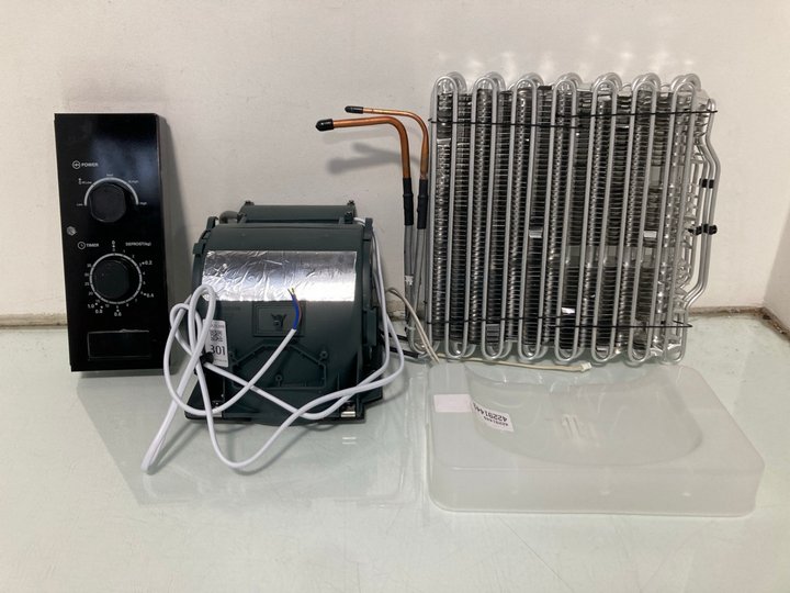 Lot 301  
            Marchington SR13 - Parcel Delivery Only 

                
QTY OF ASSORTED HARDWARE TO INCLUDE CENTRIFUGAL FAN MOTOR: LOCATION - H12