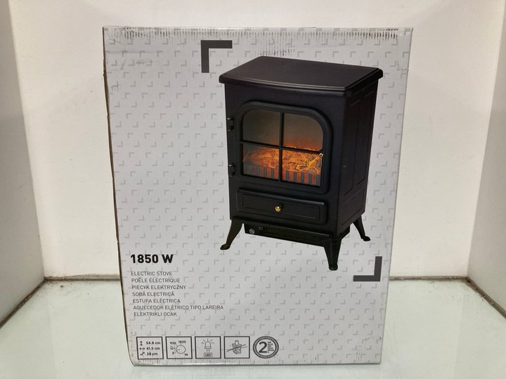 Lot 310  
            Marchington SR13 - Parcel Delivery Only 

                
ELECTRIC STOVE IN BLACK - 1850W: LOCATION - H12