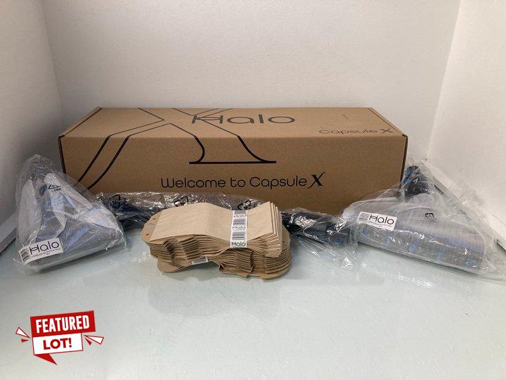 Lot 31  
            Marchington SR13 - Parcel Delivery Only 

                
HALO CAPSULE X CORDLESS VACUUM CLEANER WITH ACCESSORIES-ORIGINAL RRP £249.00: LOC...